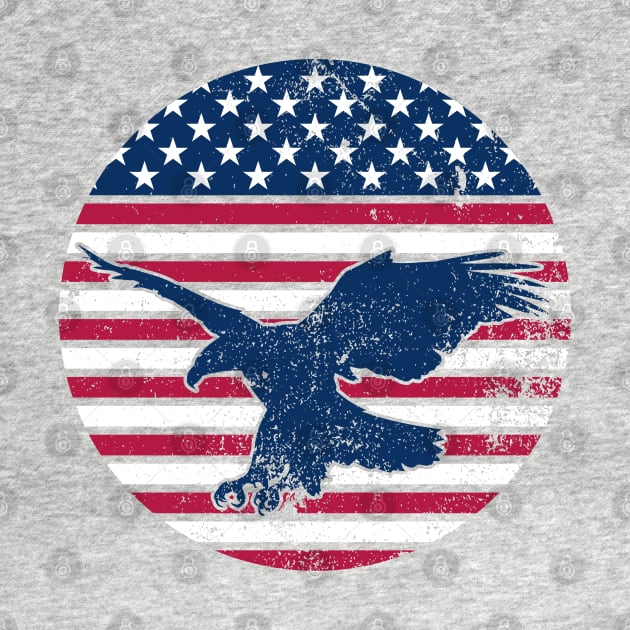 American Flag with Eagle by ObscureDesigns